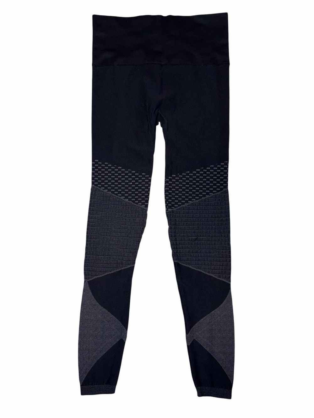 EUC SPANX Navy Blue High Waist Seamless Compression Leggings Medium Athleisure